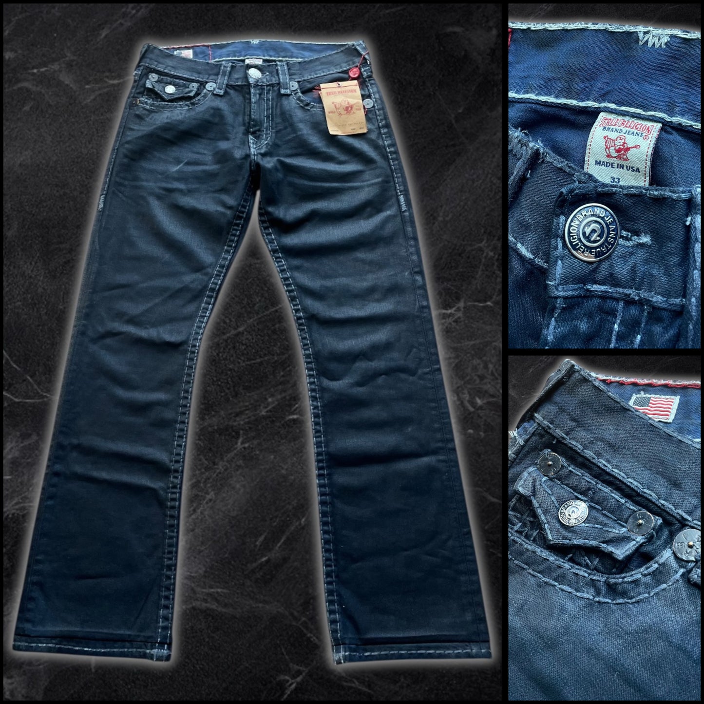 True Religion “Ricky Super T” Coated