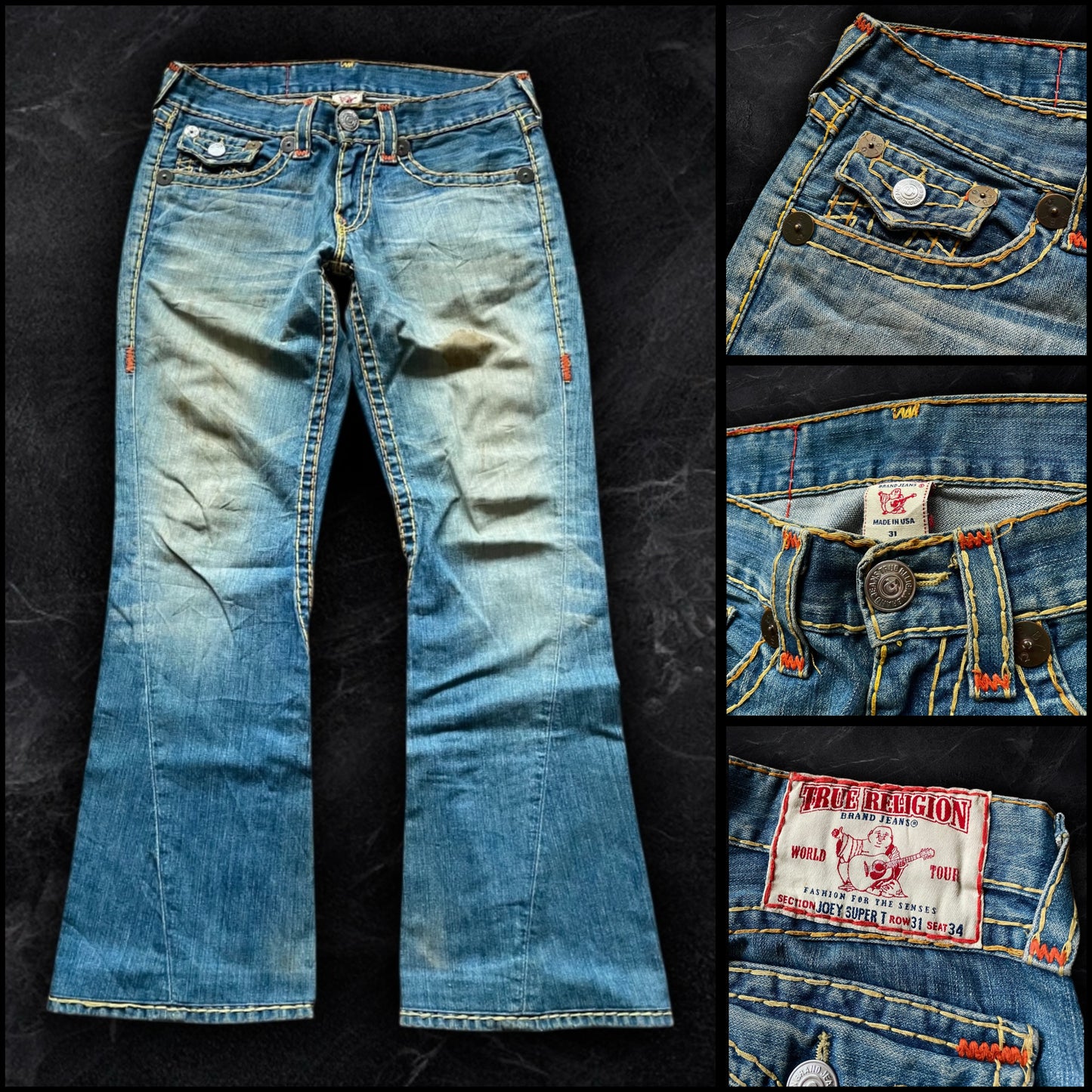 True Religion “Joey Super T” Jeans