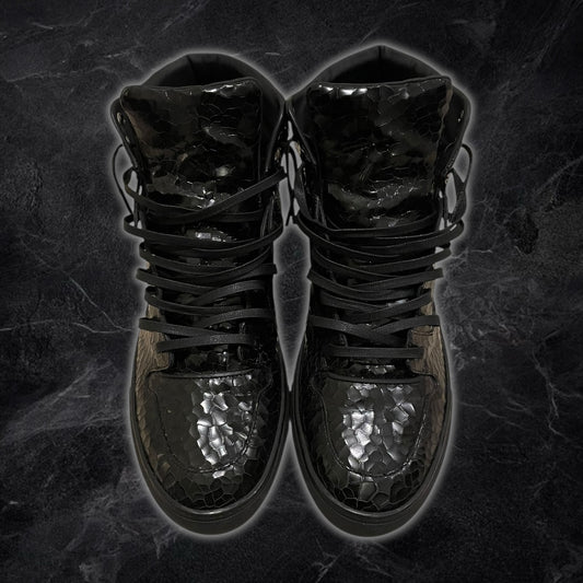 Balenciaga “Cracked Leather” High Tops