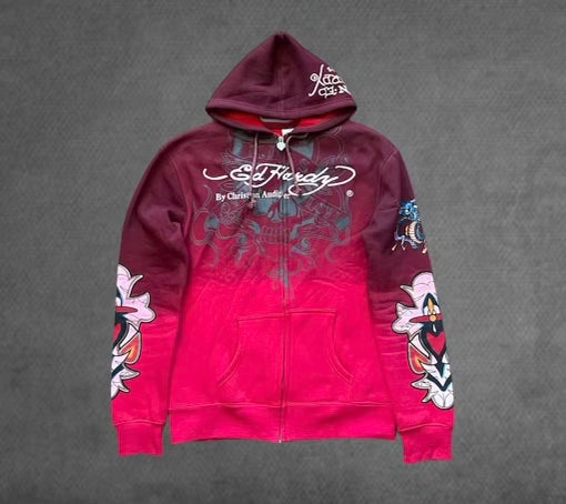 Ed Hardy Zip Up Hoodie