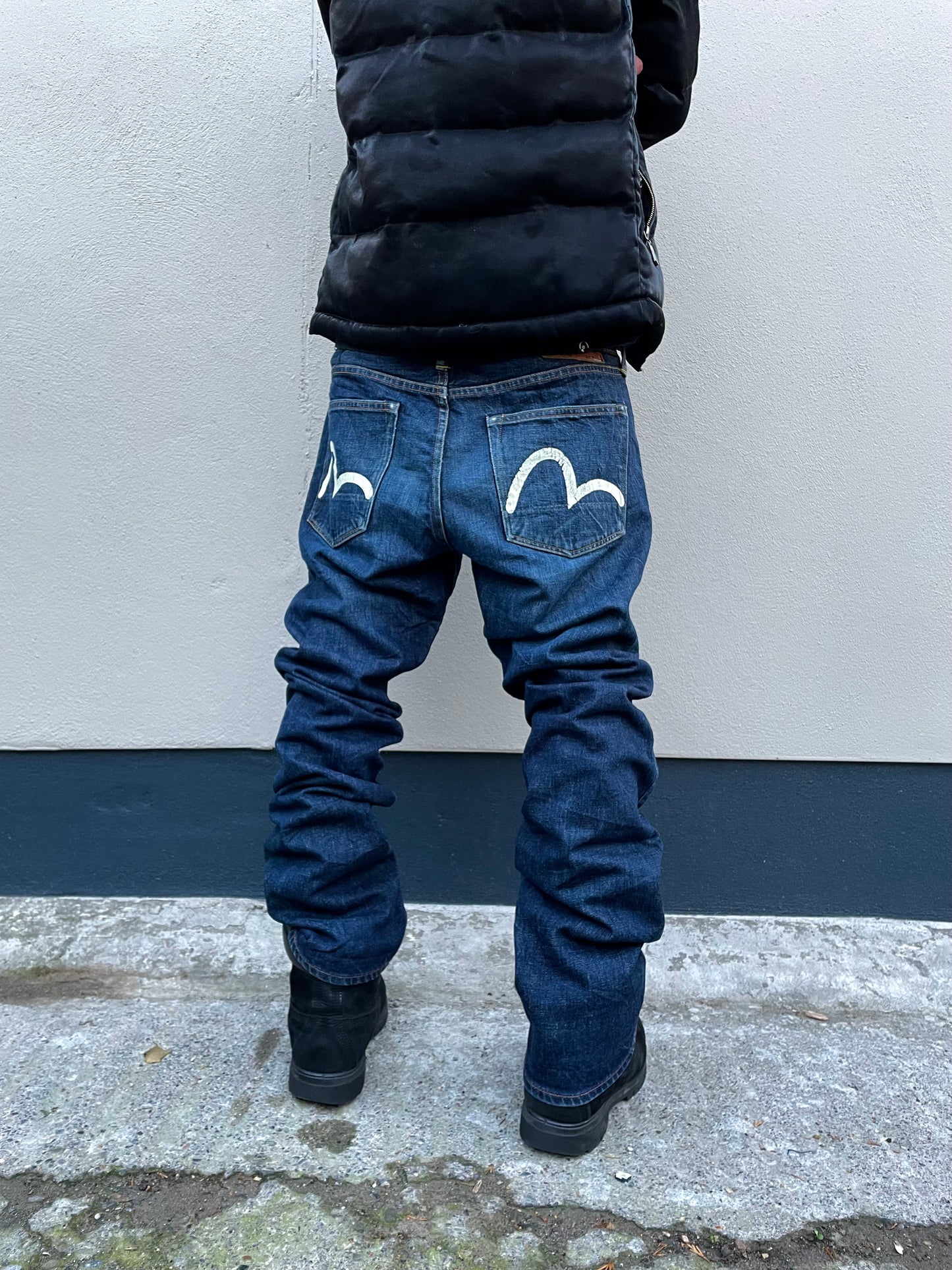 Evisu Lot 2008 Seagull Logo Jeans