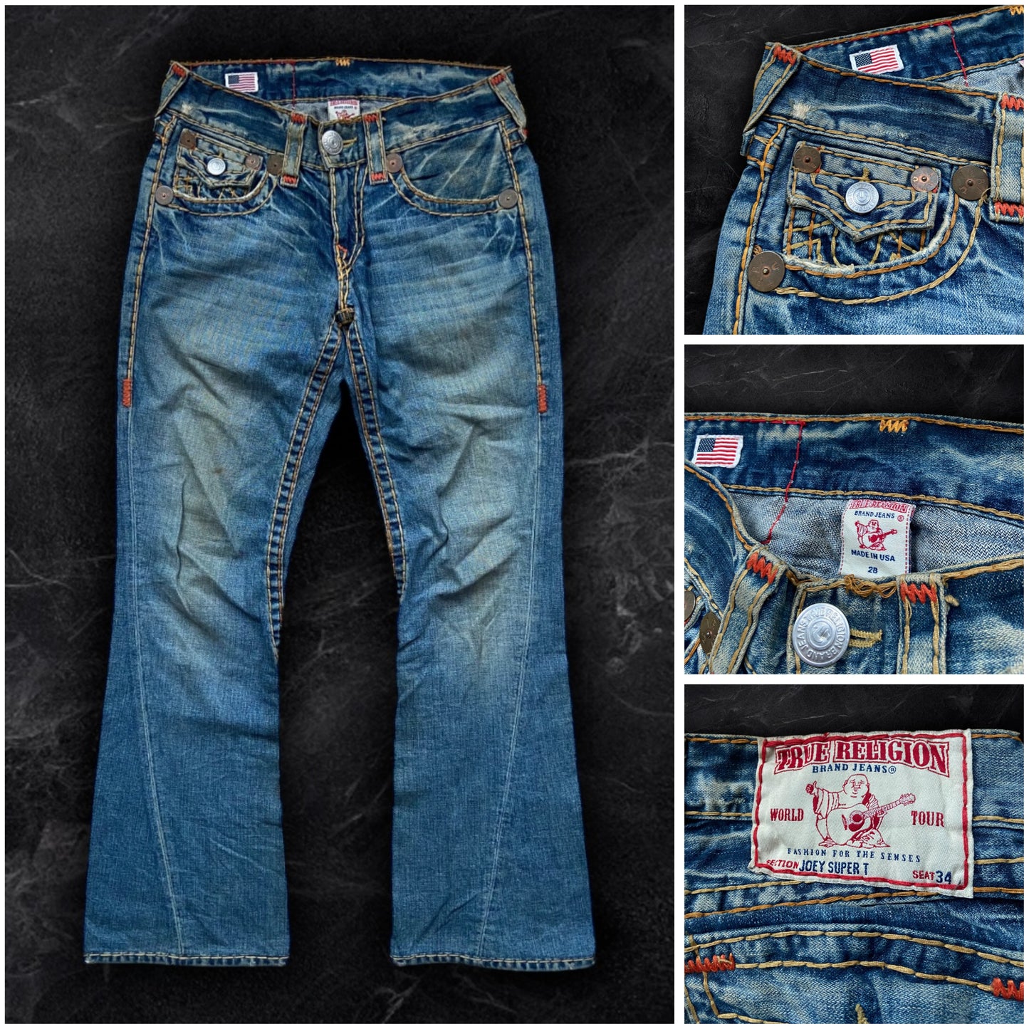 True Religion Joey Super T Jeans