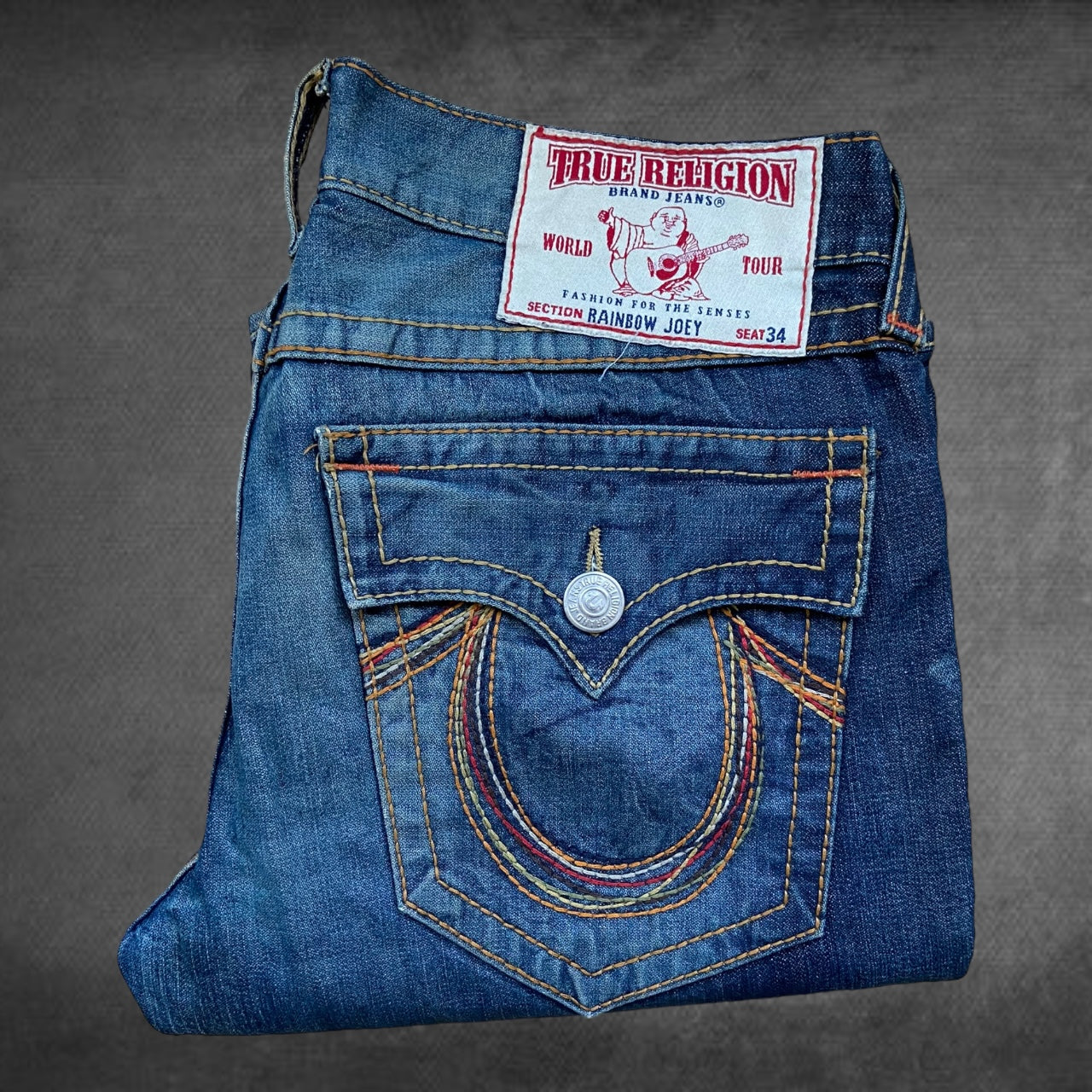 True Religion Rainbow Joey Jeans