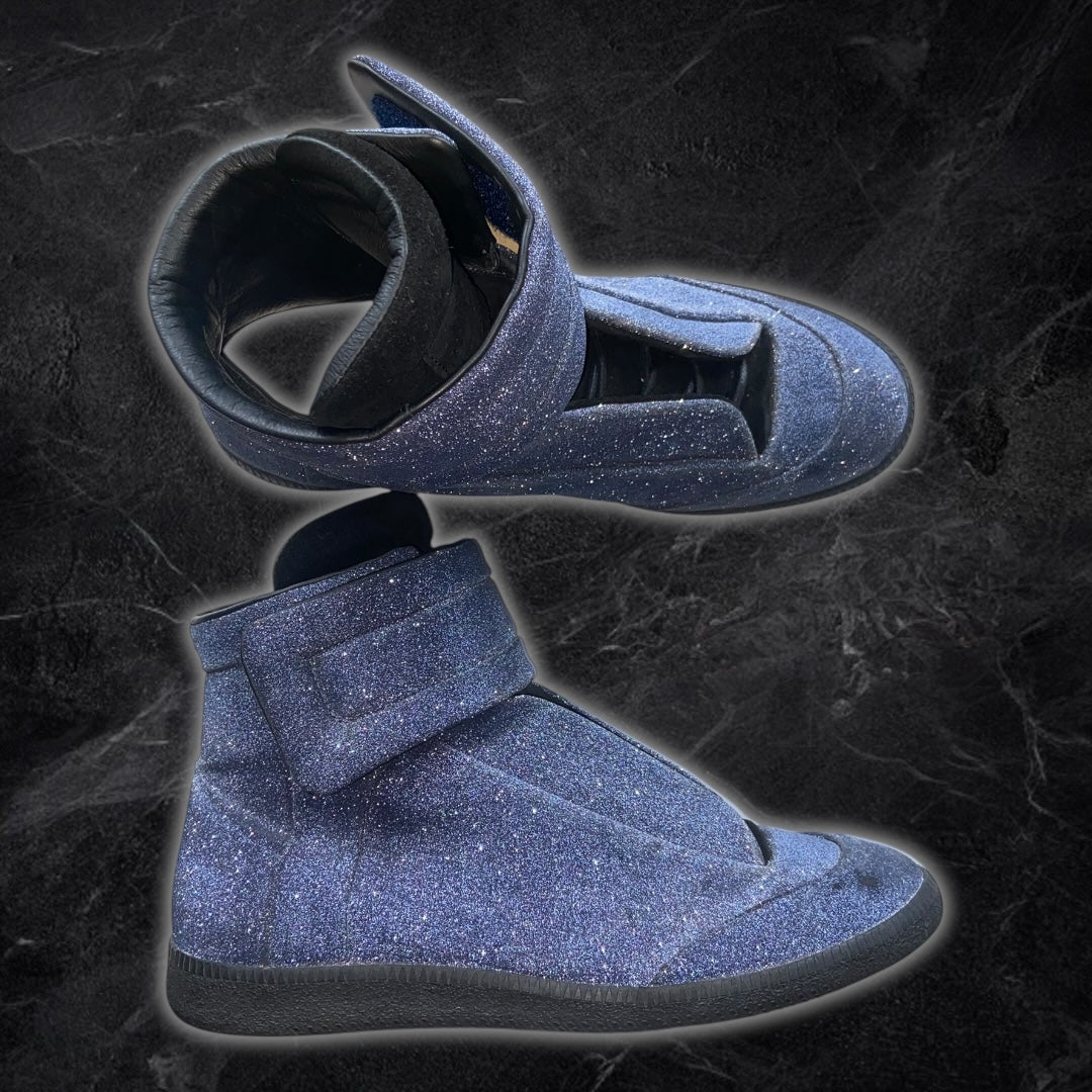 Blue Glitter Margiela Futures