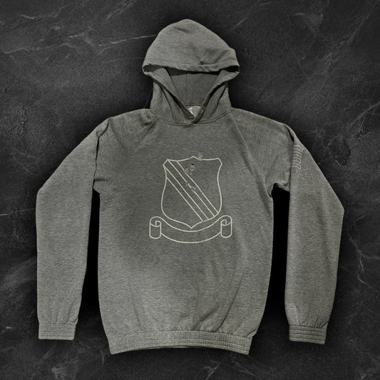 Number (N)ine Grey AW01 Shield Hoodie