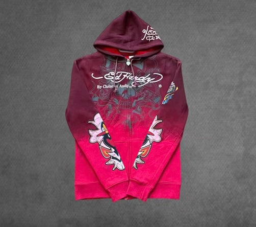 Ed Hardy Zip Up Hoodie