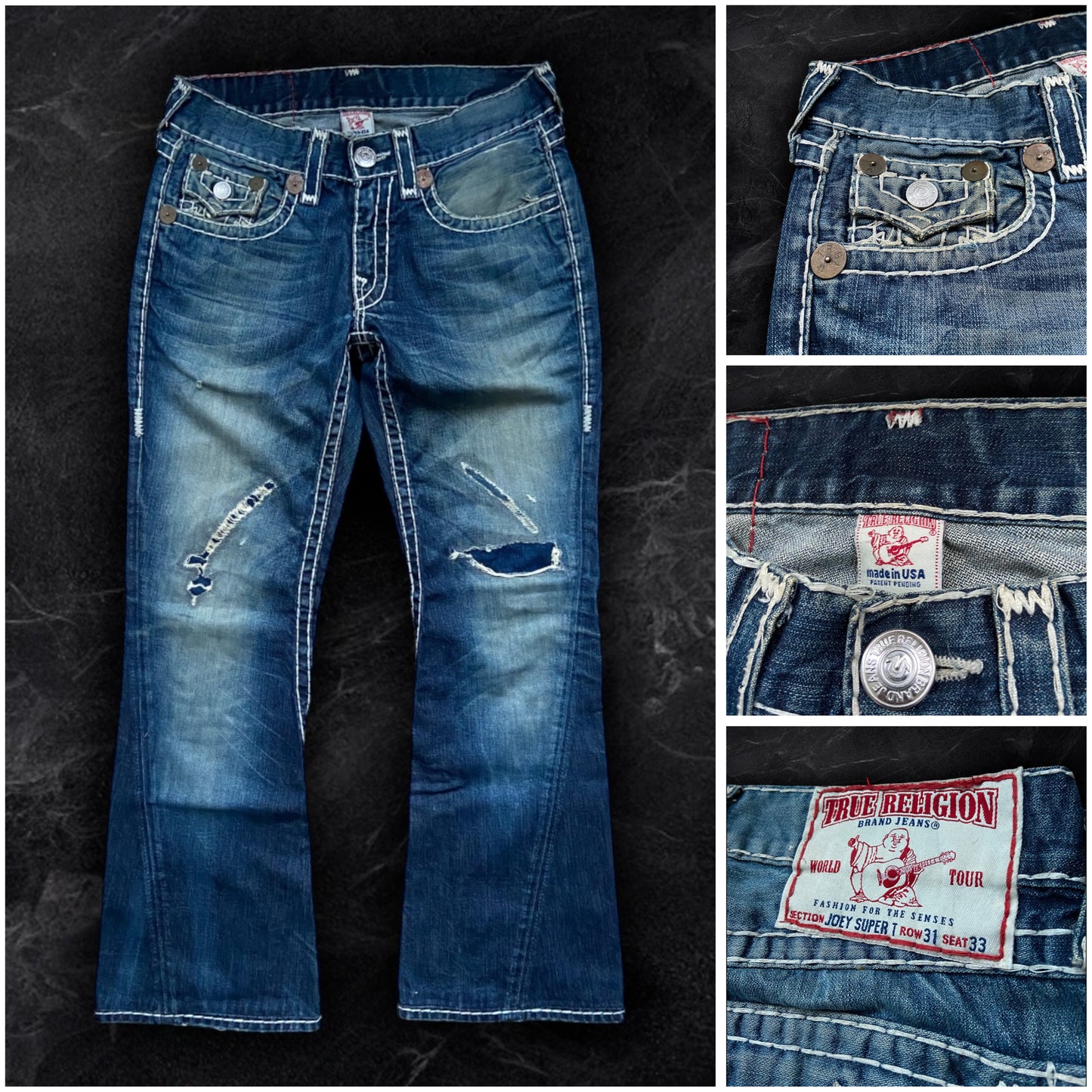 True Religion Joey Super T Jeans