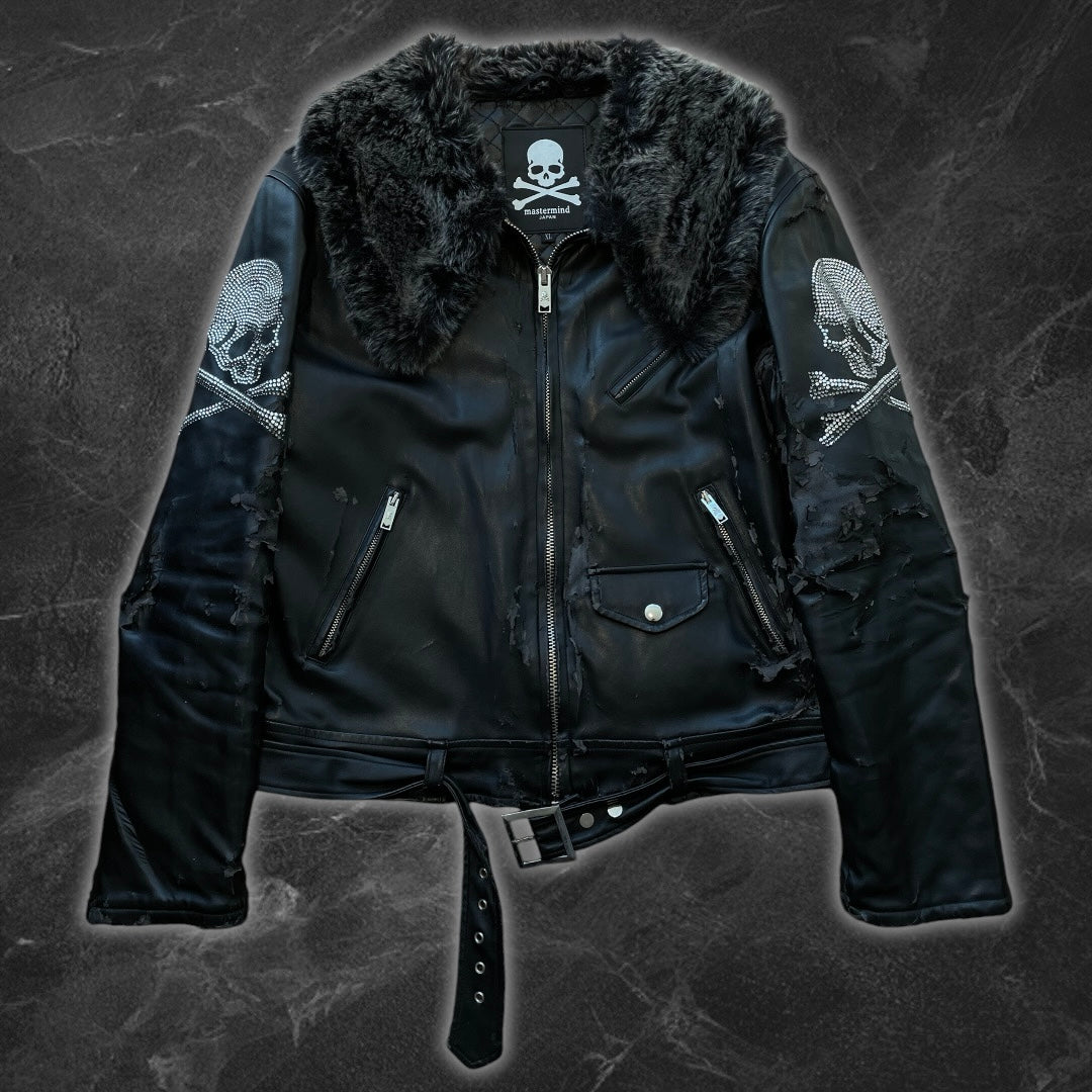 Mastermind Japan Fur Leather Jacket