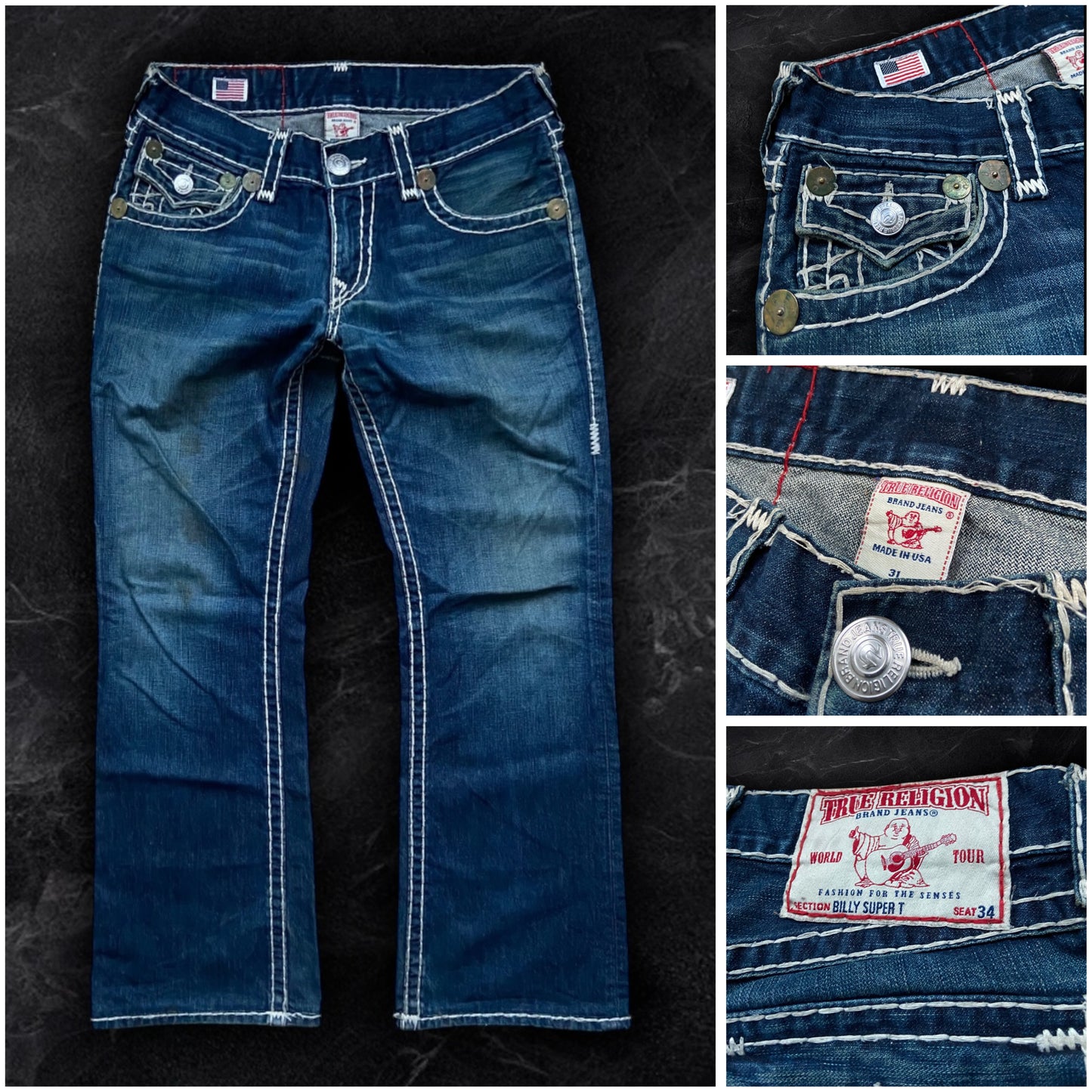 True Religion Billy Super T Jeans