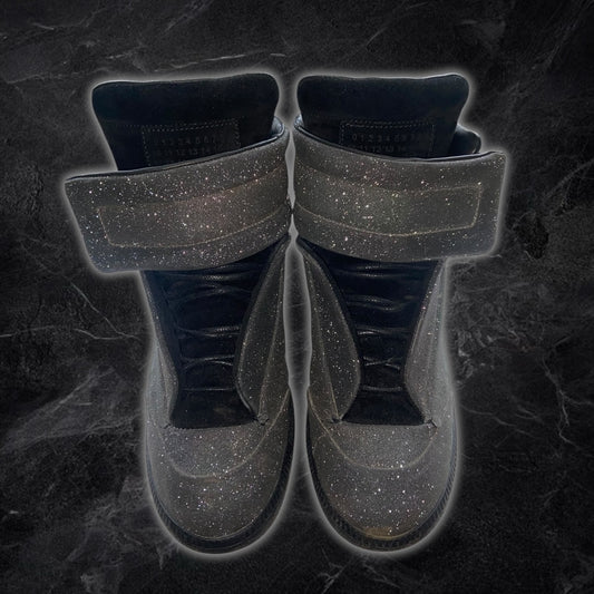 Black Glitter Margiela Futures