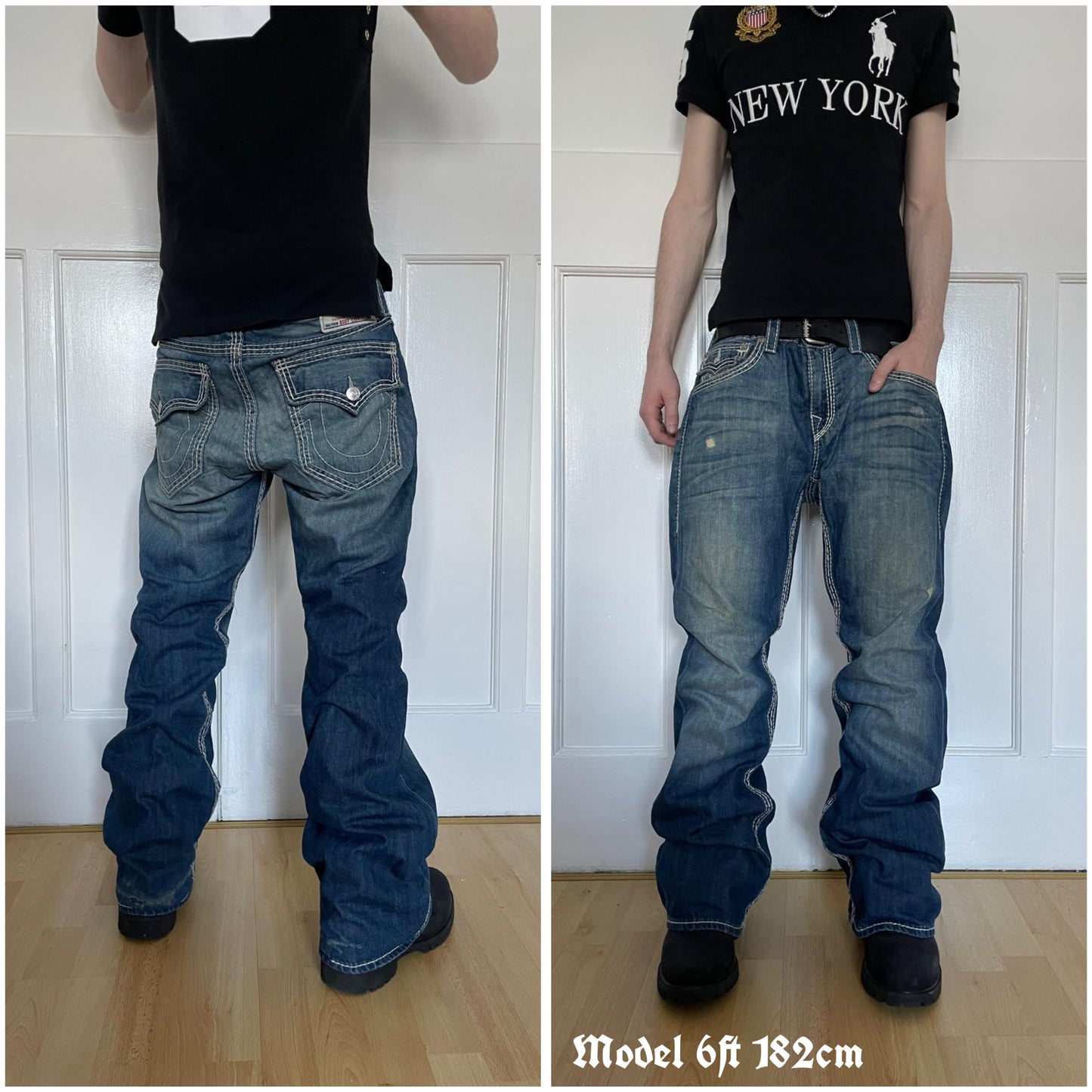 True Religion Triple Stitch bootcut jeans