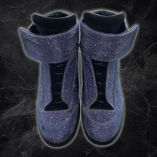 Blue Glitter Margiela Futures