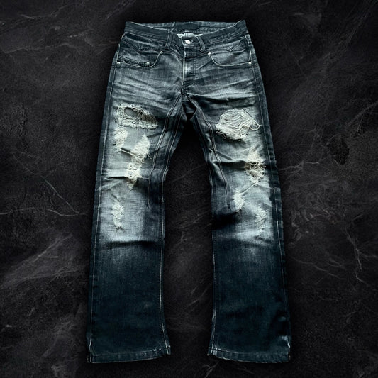 Japanese branded flare denim