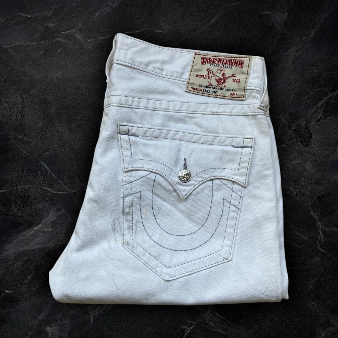 True Religion “Big T” Stitch Jeans