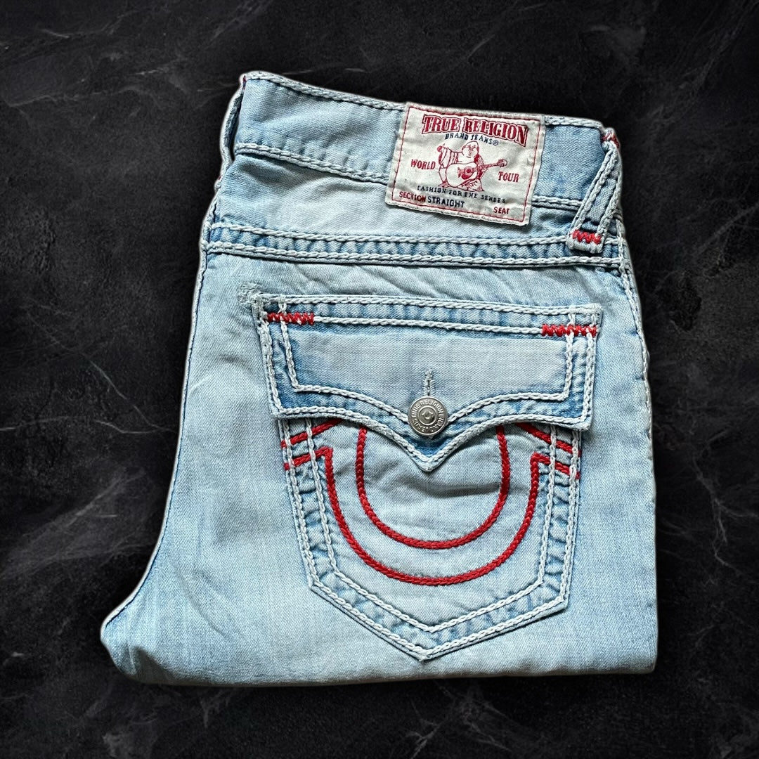 TRUE RELIGION Rope 29 新品 Black True Religion Brand Jeans Size 29. CA #30427 RN
