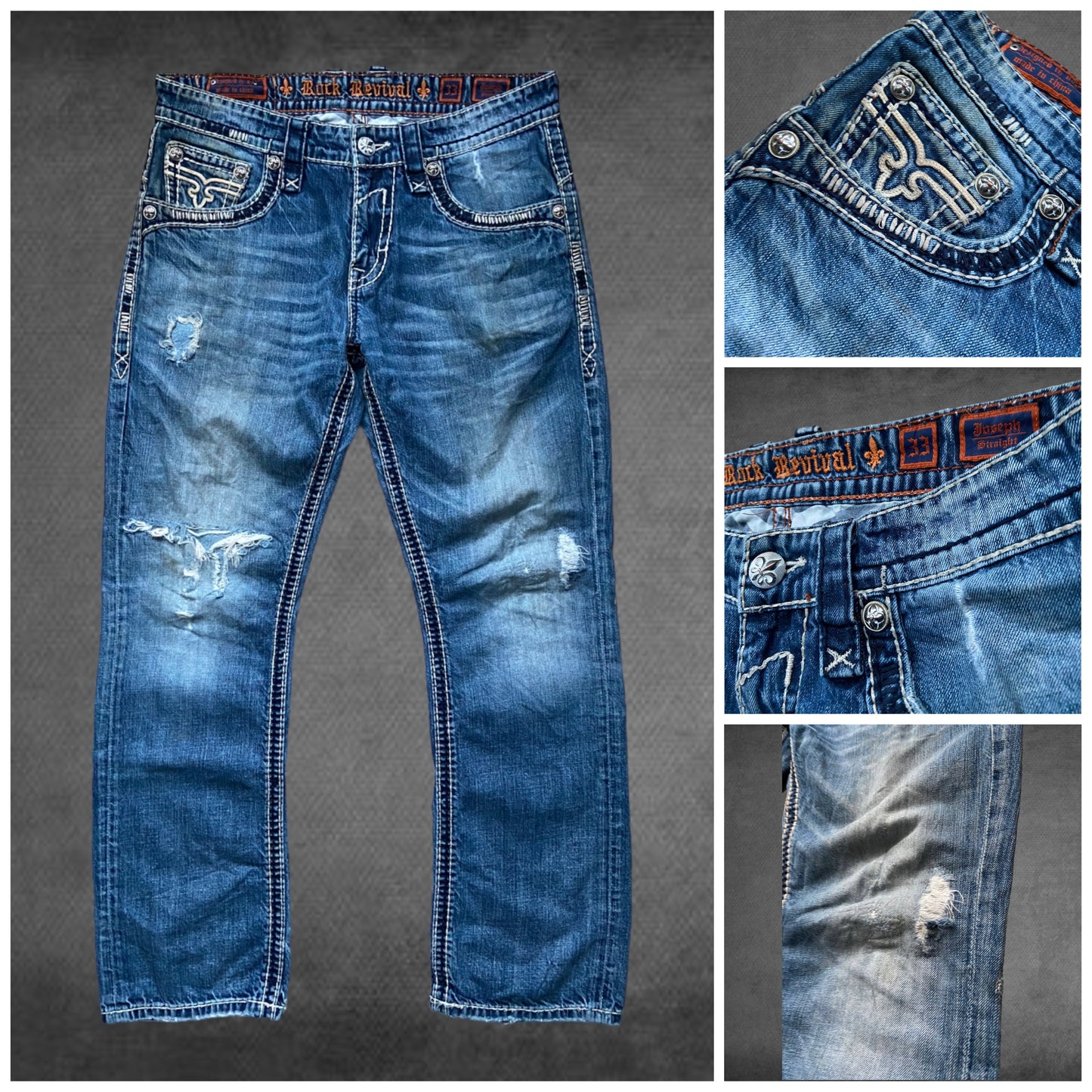 Rock Revival Joseph Straight Jeans