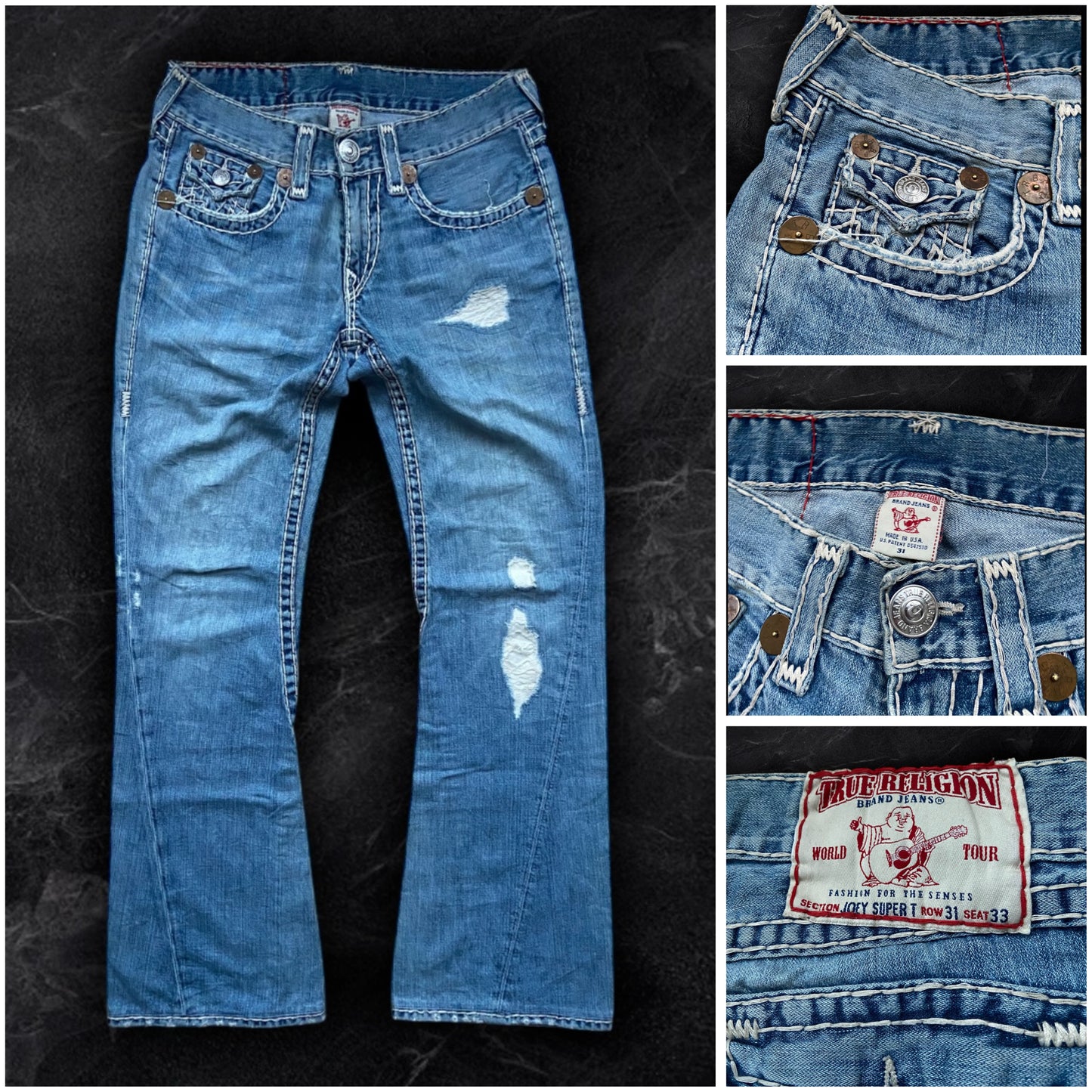 True Religion Joey Super T Jeans