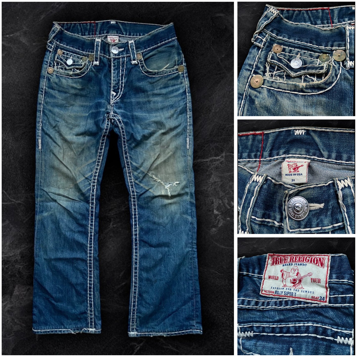 True Religion Billy Super T Jeans