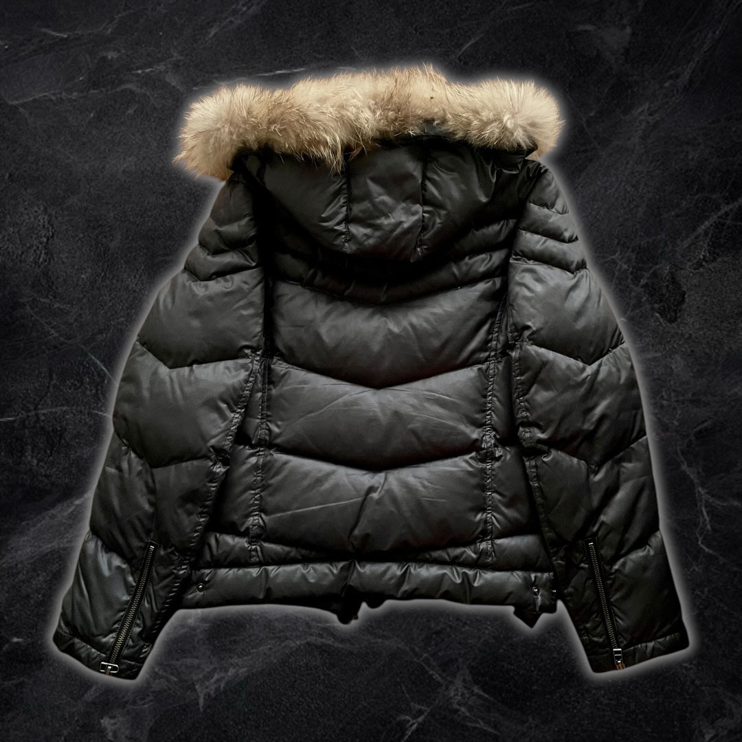 Japanese branded 
fur puffer jacket