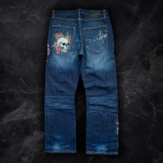 Ed Hardy Embroidery Jeans