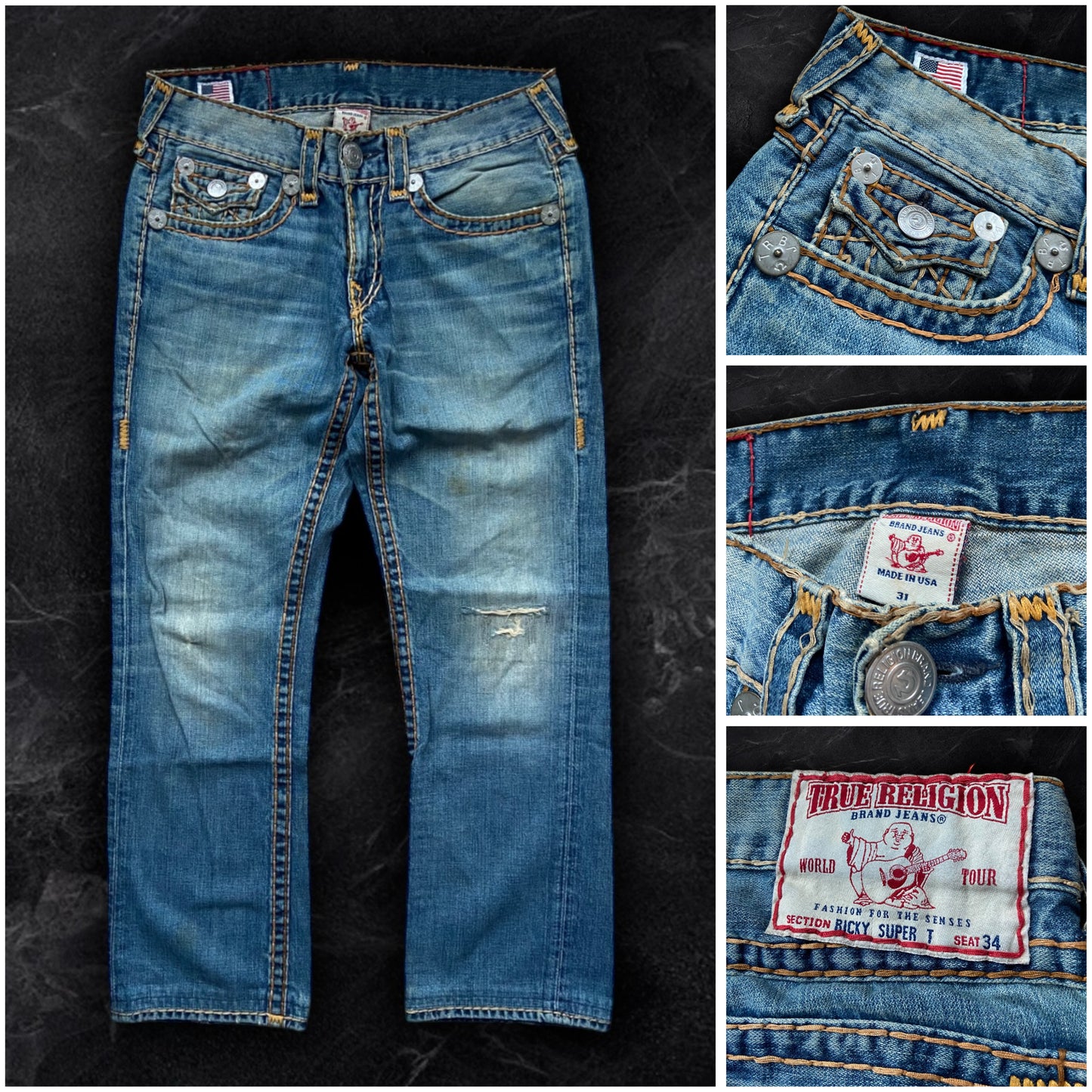 True Religion Ricky Super T Jeans