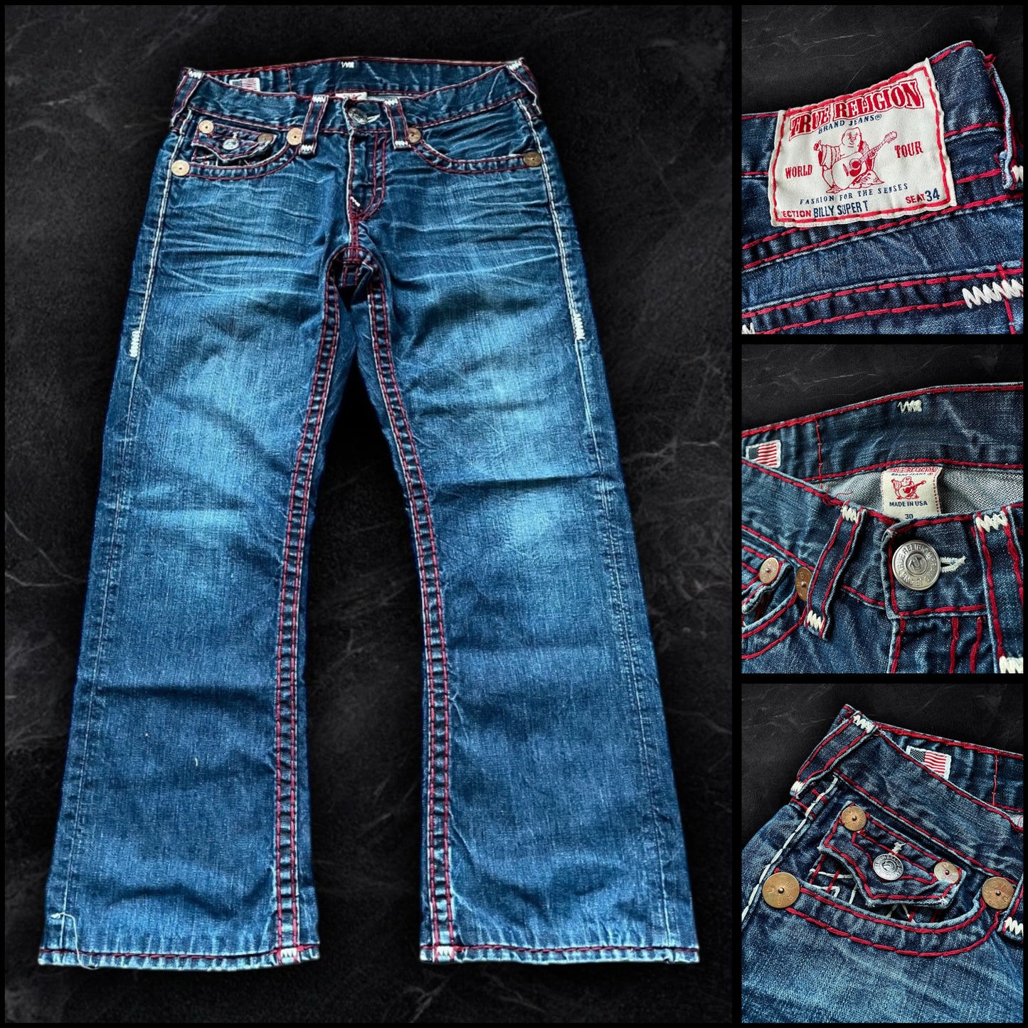 True Religion “Billy Super T” Jeans