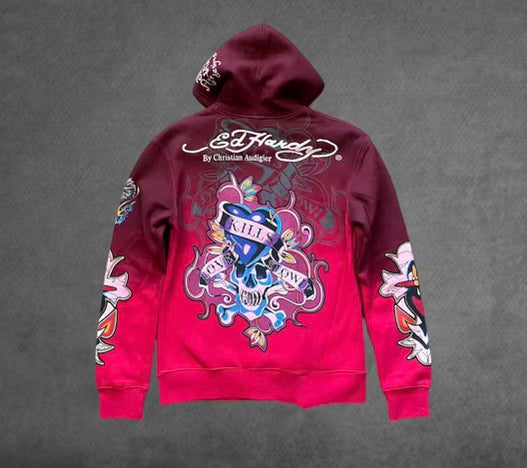 Ed Hardy Zip Up Hoodie