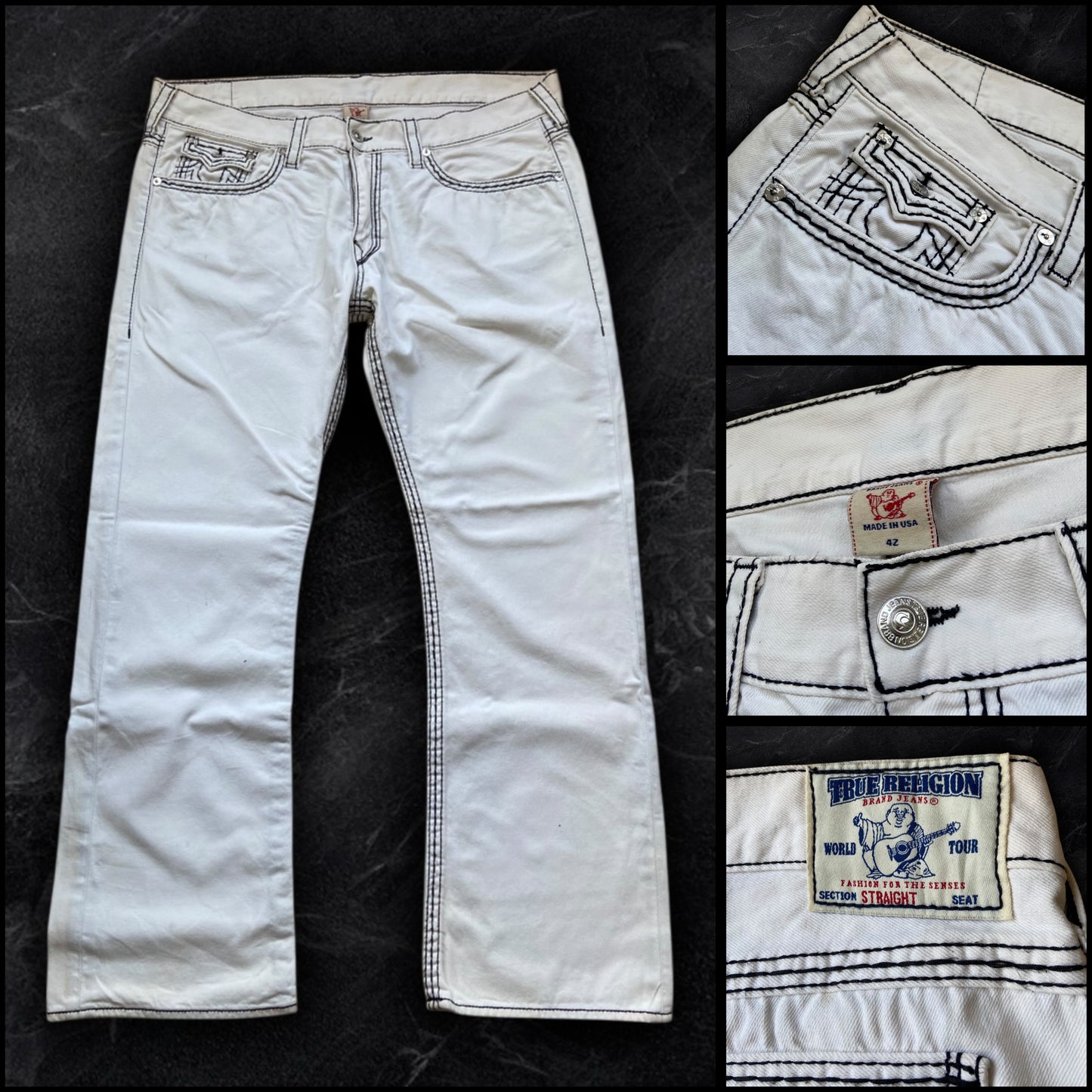 True Religion “MB3” Stitch Jeans
