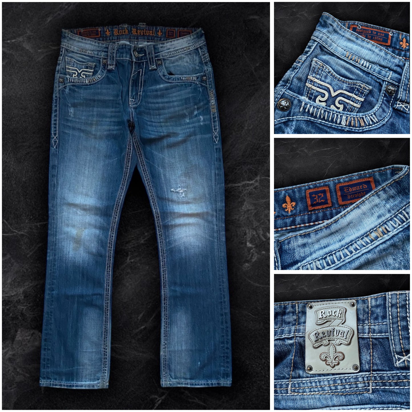 Rock Revival Edward Straight Jeans