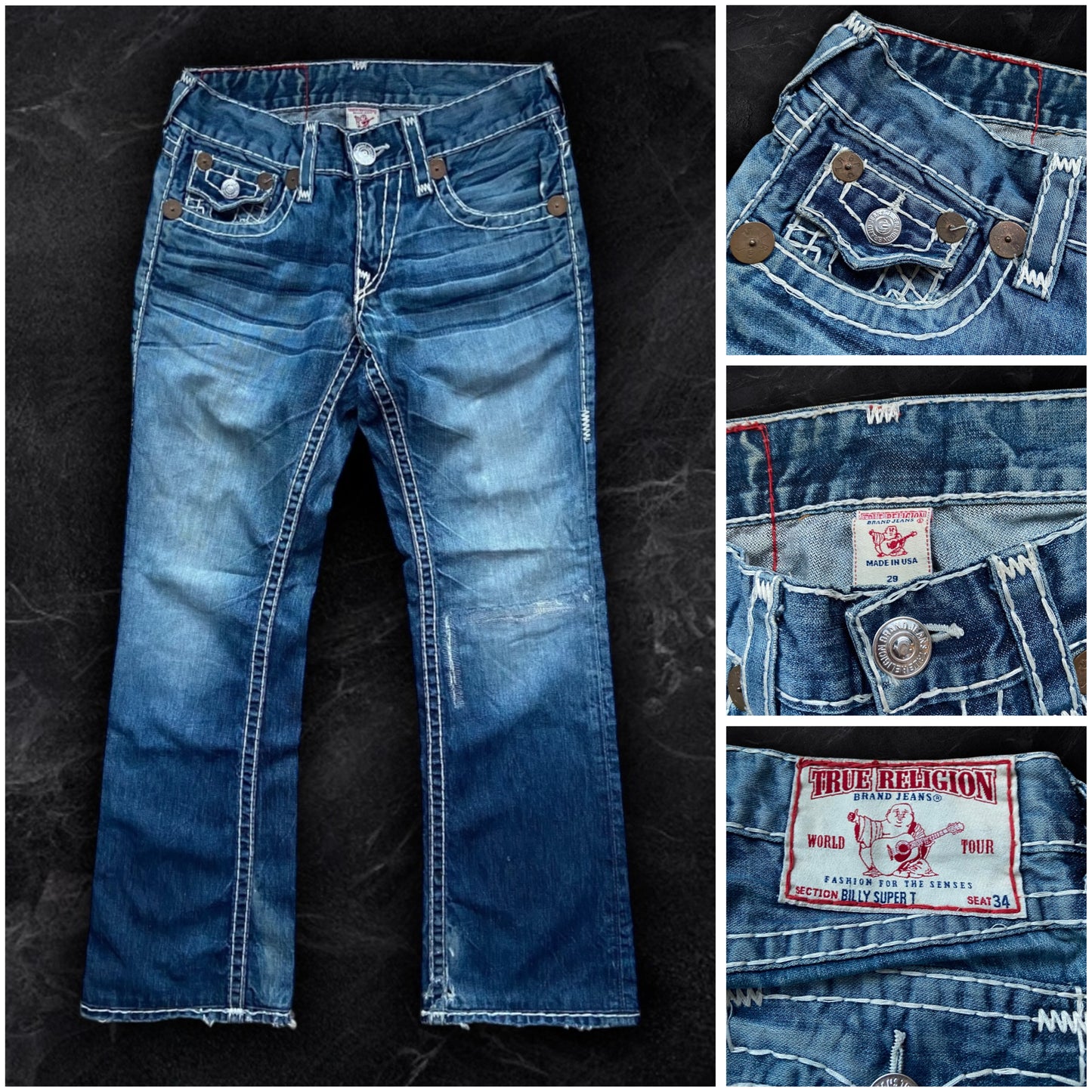 True Religion Billy Super T Jeans