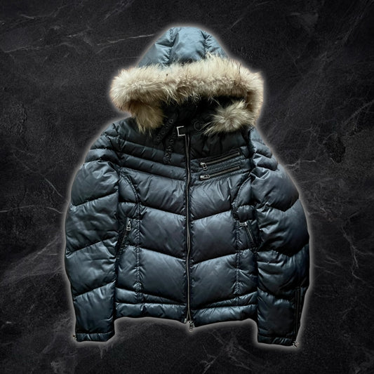 Japanese branded 
fur puffer jacket